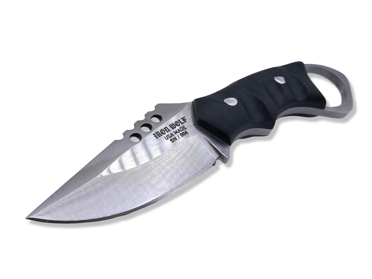 IRON WOLF - Satin / Alumalite Black Handle