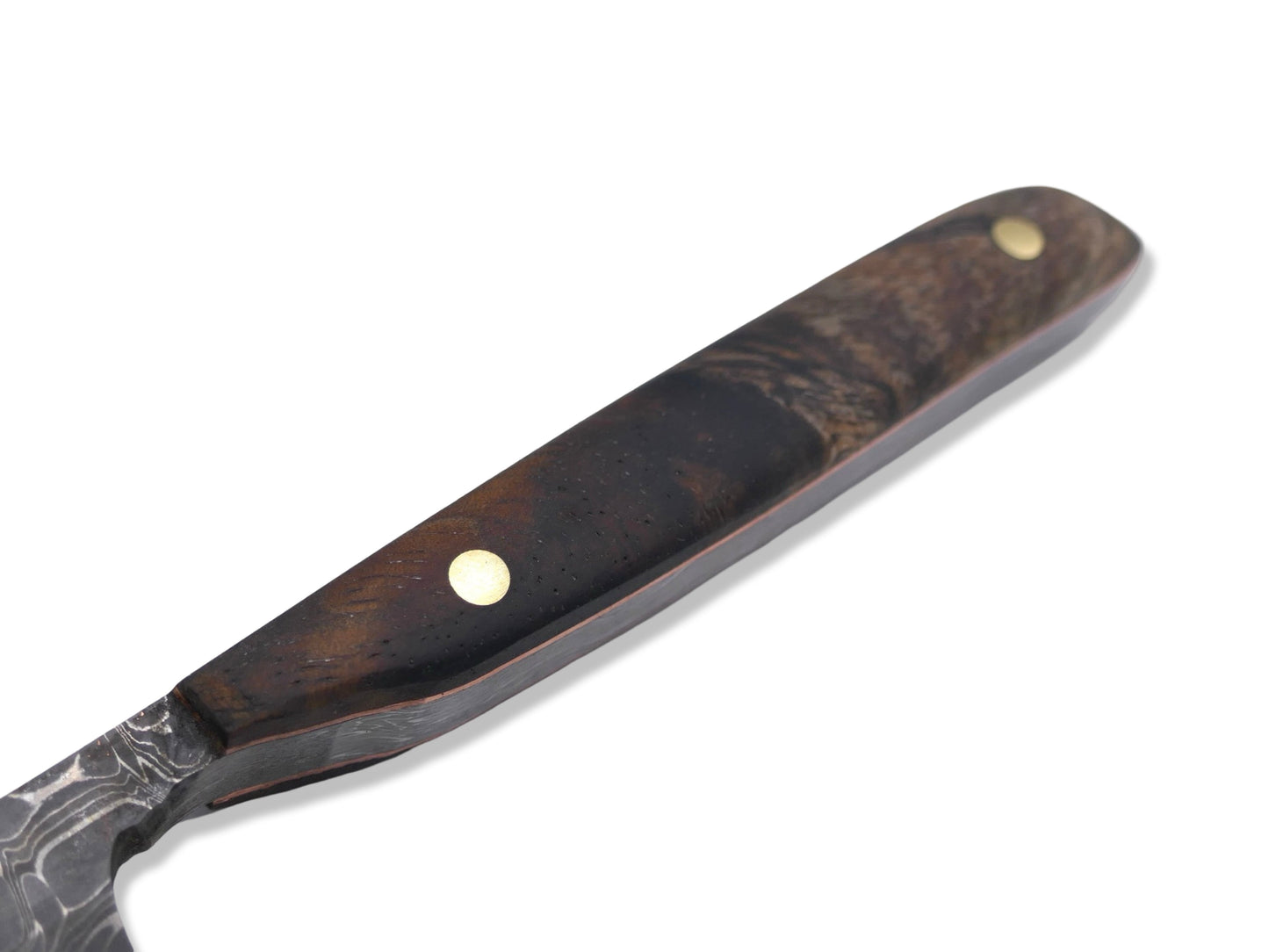 Letter Opener - Vegas Forge Stainless Reptilian San Mai / Koa Handle / Copper Liners