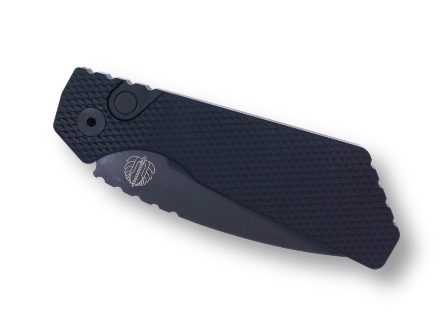 Strider PT+ - Textured Black handle / DLC Magnacut / Black Hardware + Clip