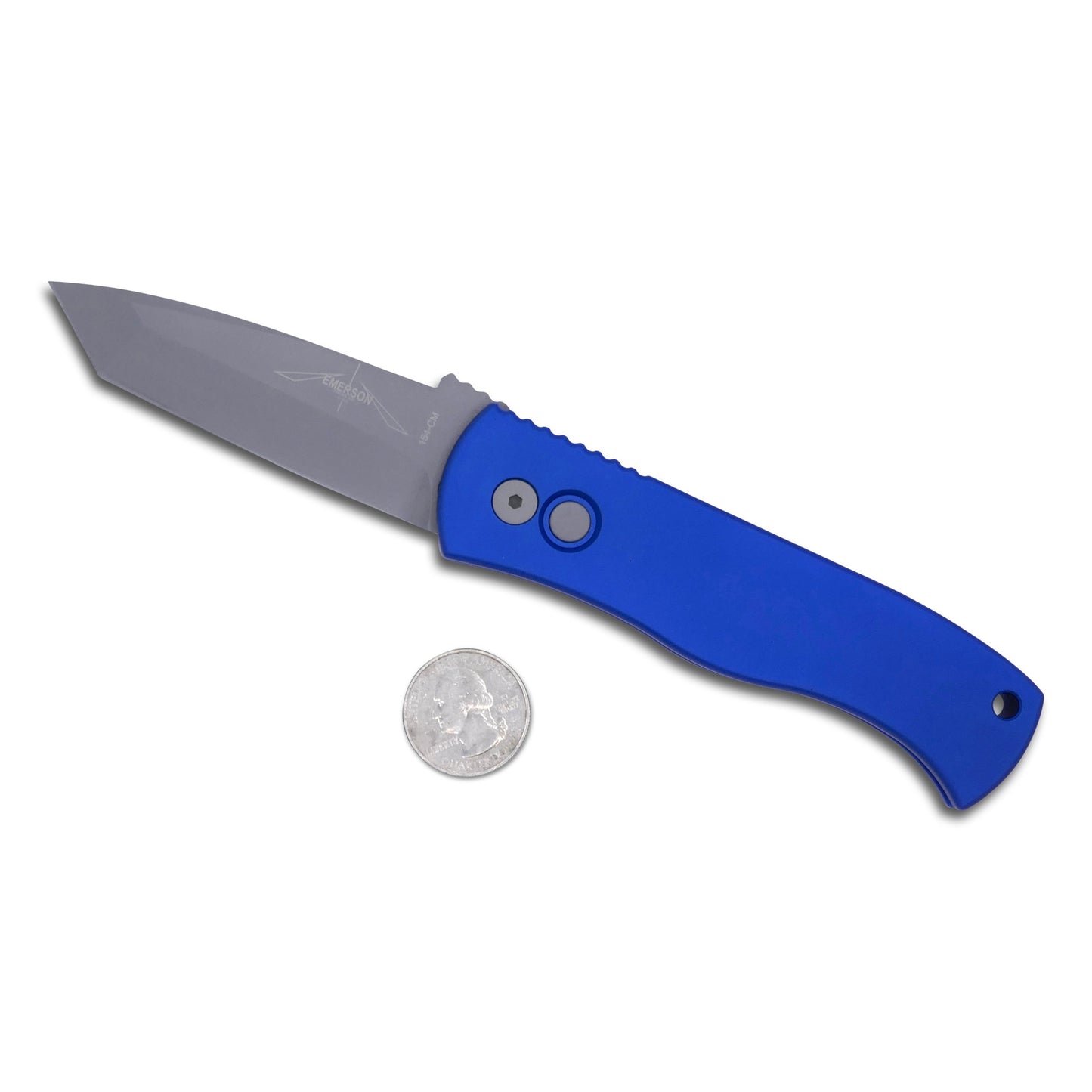 Original Emerson CQC7 -/ Exact Emerson Specs / Blue Handle / Blasted Blade